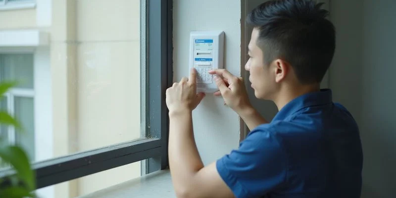 Aircon isolator switch location near indoor unit