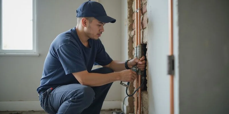 Aircon pipe routing in HDB flat installation