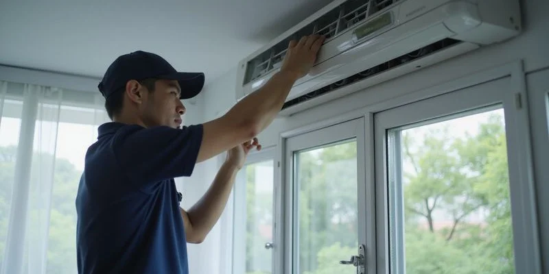 Aircon swing and airflow direction controls