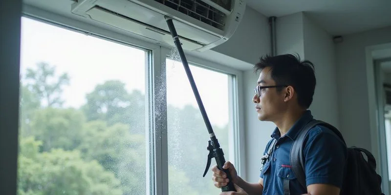 Billy Aircon chemical wash service