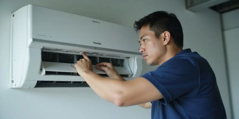 Toshiba commercial ceiling cassette maintenance