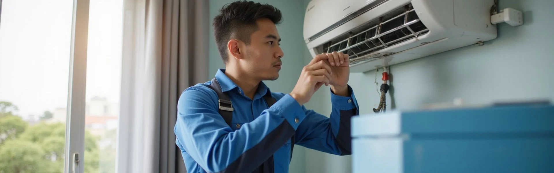 Professional aircon servicing in residential estate Singapore