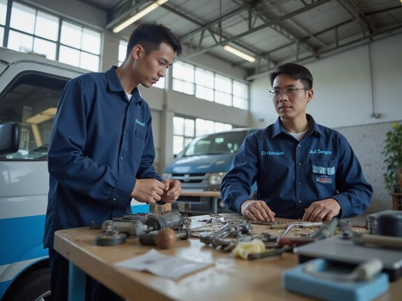Billy Aircon workshop at 35 Circuit Road, Singapore